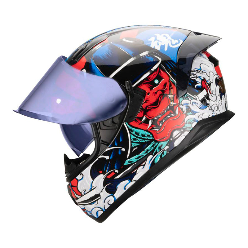 Casco de moto online samurai