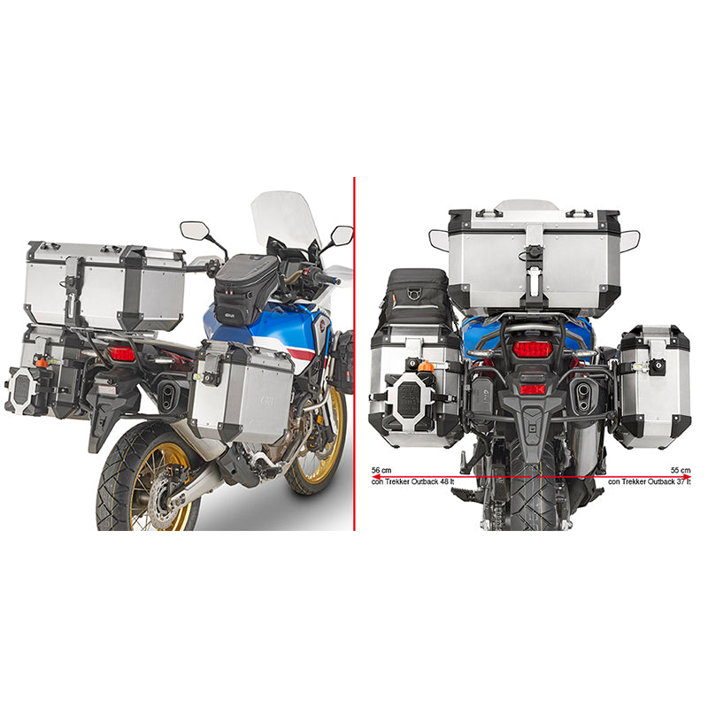 GIVI Kit de Montaje para Soporte de Maletas Laterales Honda Africa Twin 2018