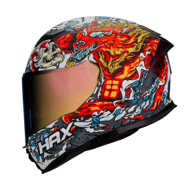 Casco Integral Hax Forcé Night Leyend – Moto Helmets & Sebastian