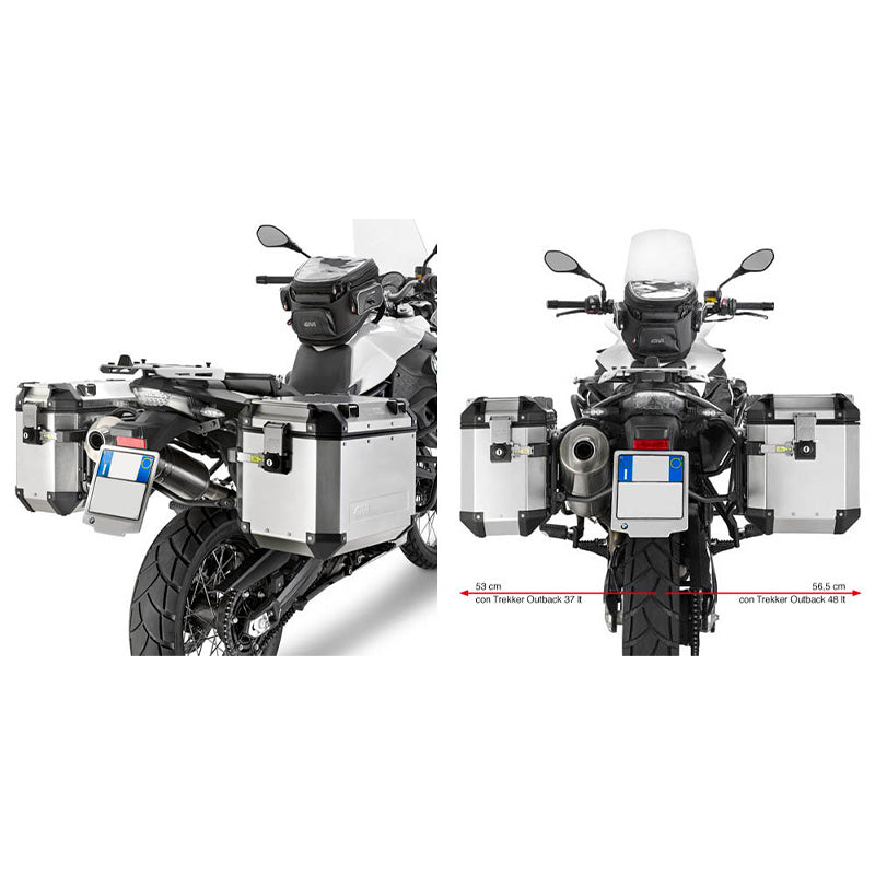 GIVI Soporte Para Maletas Laterales Trekker Outback MONOKEY® BMW 650 GS / 800 GS